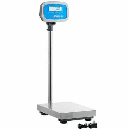 AVAWEIGH BS150T 150 lb. Digital Receiving Bench Scale with Tower Display 334BS150T